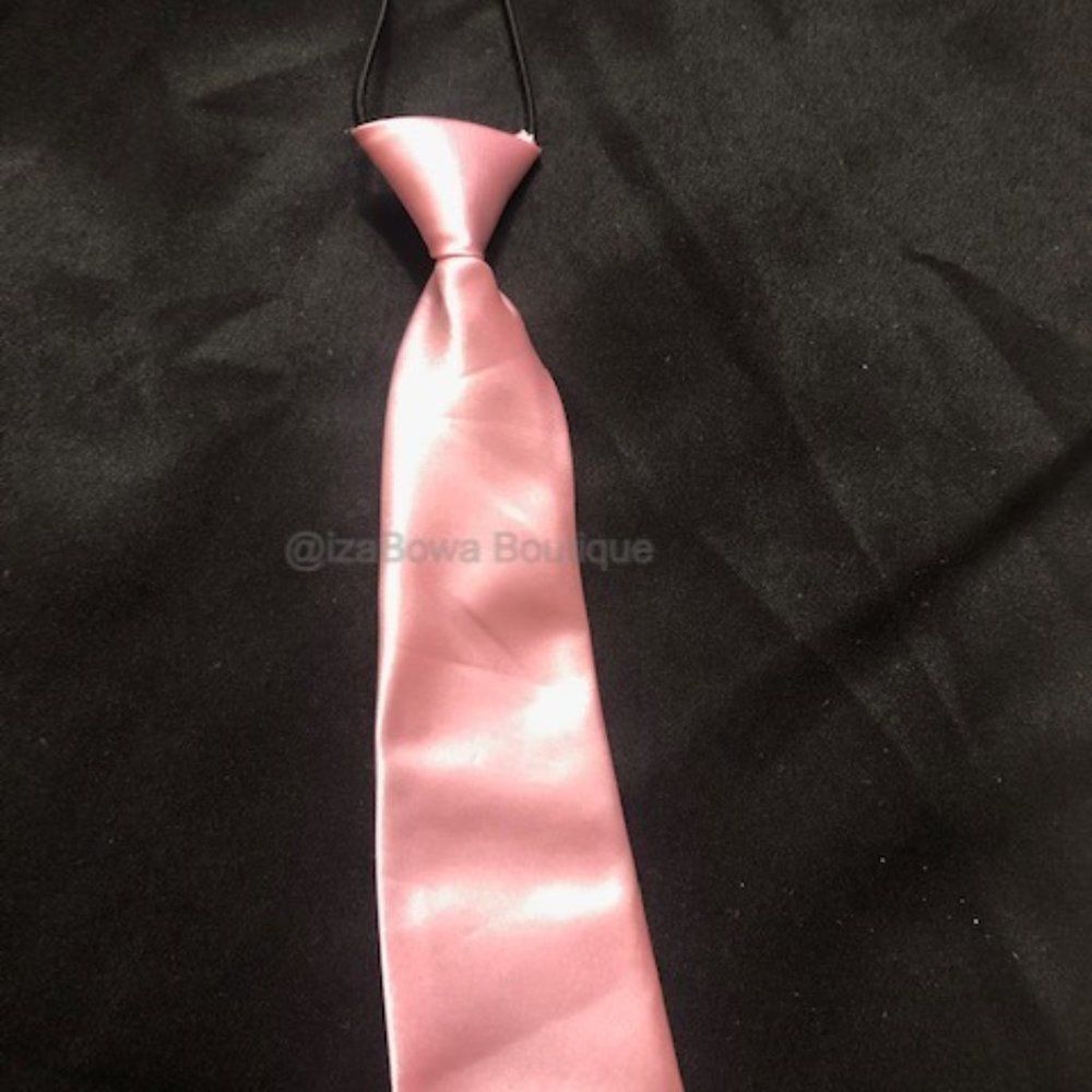 Pink Satin Tie  T70   NWT Boutique